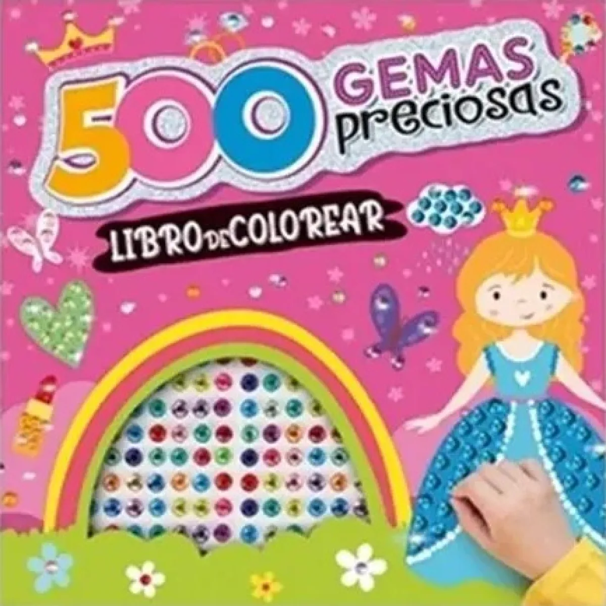 500 GEMAS PRECIOSAS LIBRO DE COLOREAR PRINCESAS